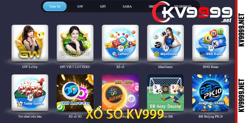 xổ số kv999